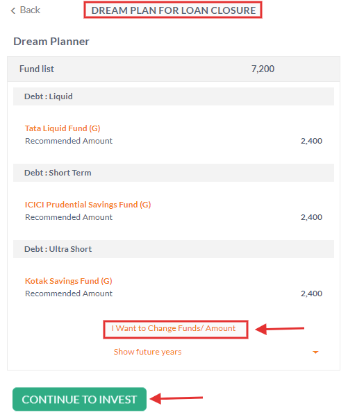 Invest in debt funds